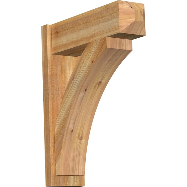 Ekena Millwork Thorton Craftsman Rough Sawn Outlooker, Western Red Cedar, 8"W x 26"D x 32"H OUT08X26X32THR04RWR - main